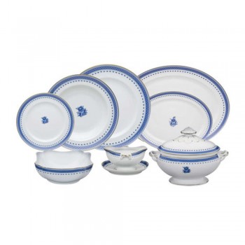 Vista Alegre Jogo Jantar Cha/Cafe 30 Pcs Chintz Azul